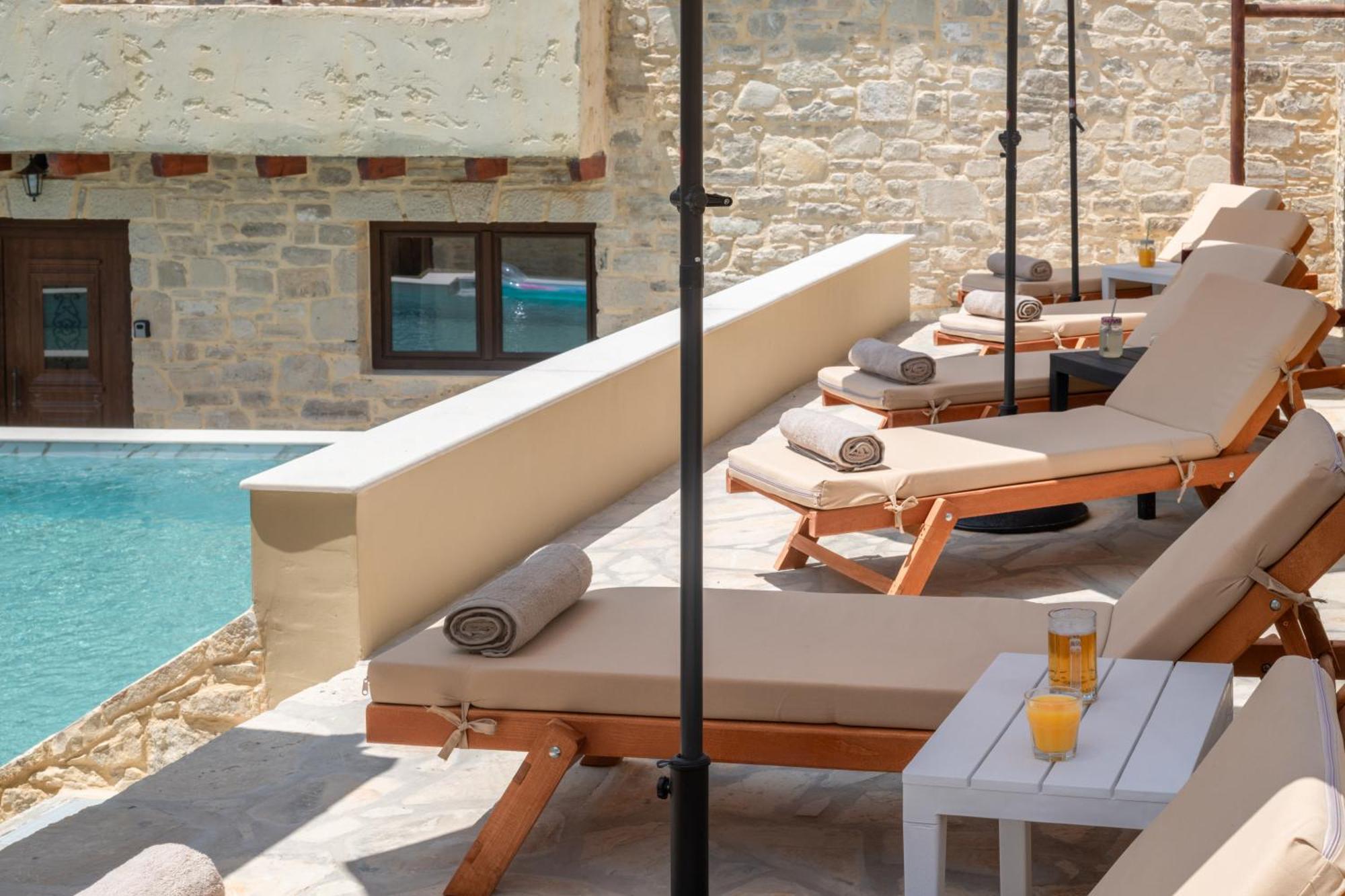 Draganigo Luxury Stone Houses 40 Min From Matala Ano Moulia Exterior photo